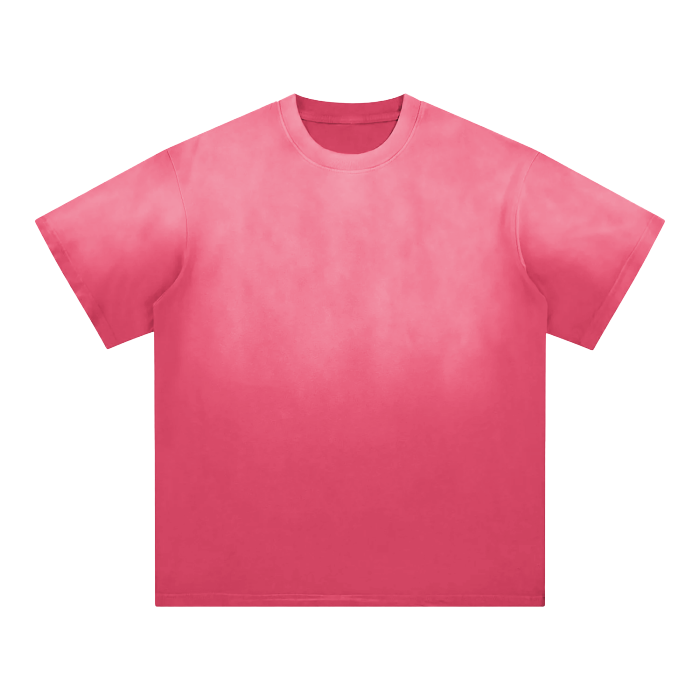 Faded Drop Shoulder T-Shirt - DUMBFRESHCO