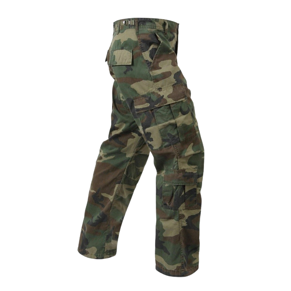 Vintage Camo Cargo Pants - DUMBFRESHCO