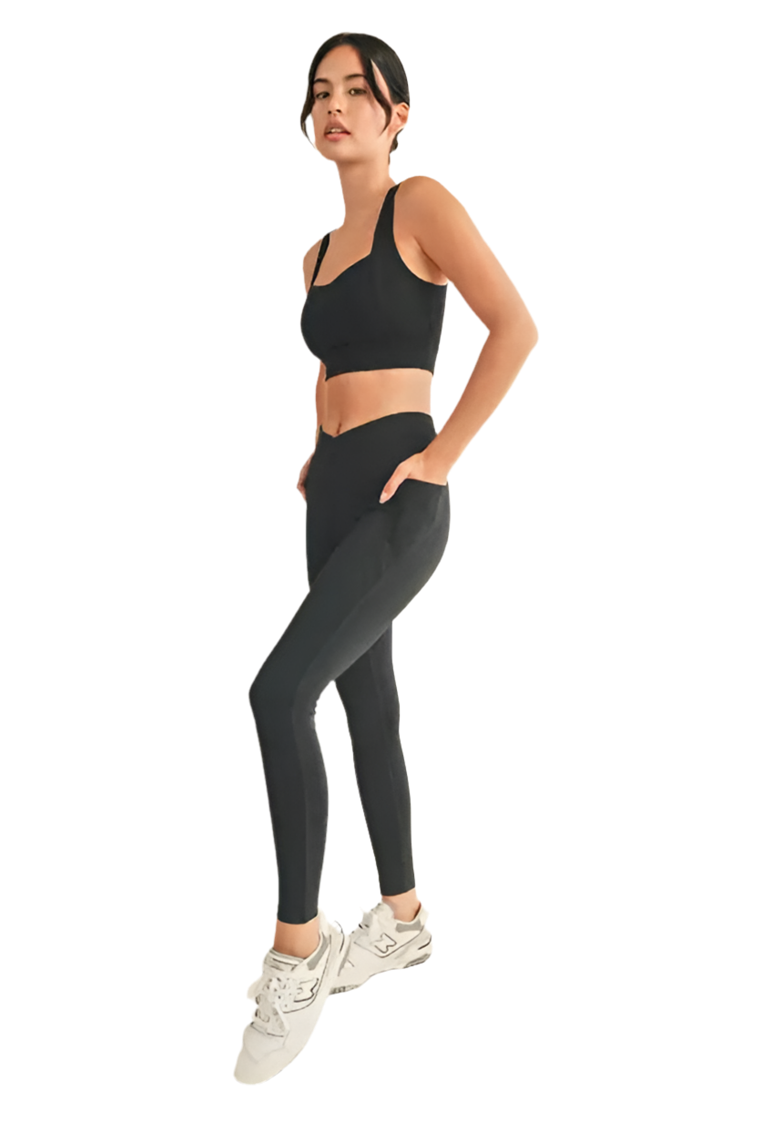 Black Legging - DUMBFRESHCO