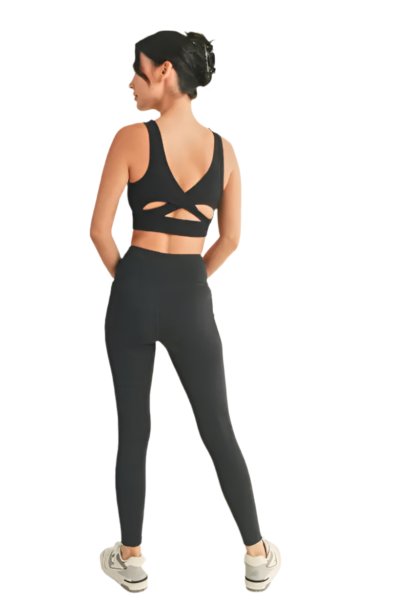 Black Legging - DUMBFRESHCO