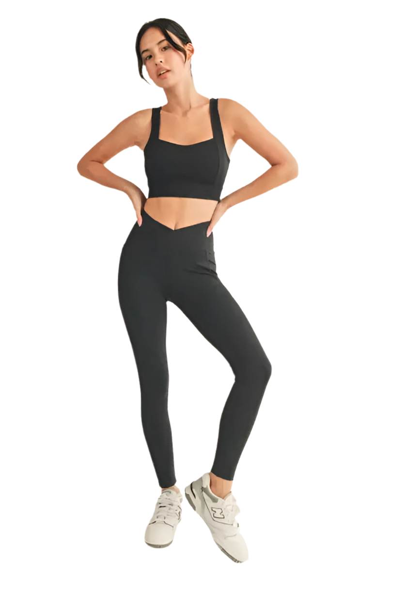 Black Legging - DUMBFRESHCO