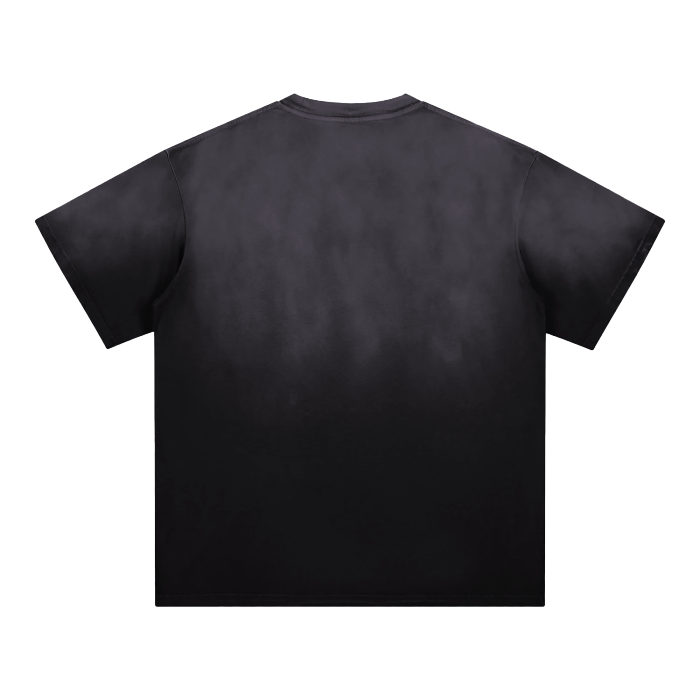 Faded Drop Shoulder T-Shirt - DUMBFRESHCO