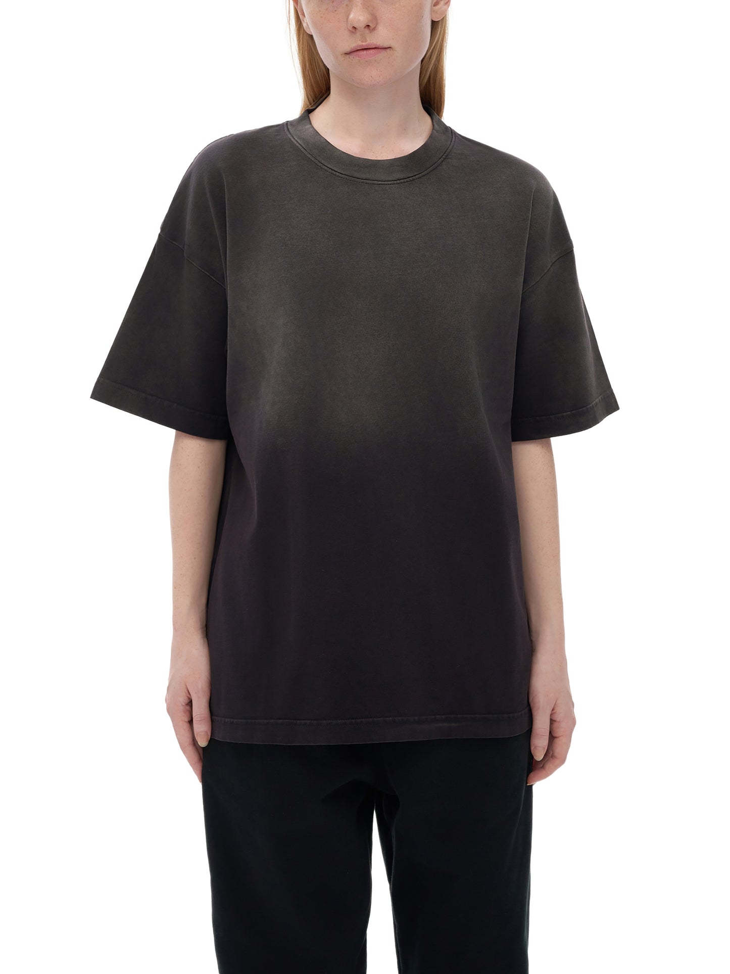 Faded Drop Shoulder T-Shirt - DUMBFRESHCO