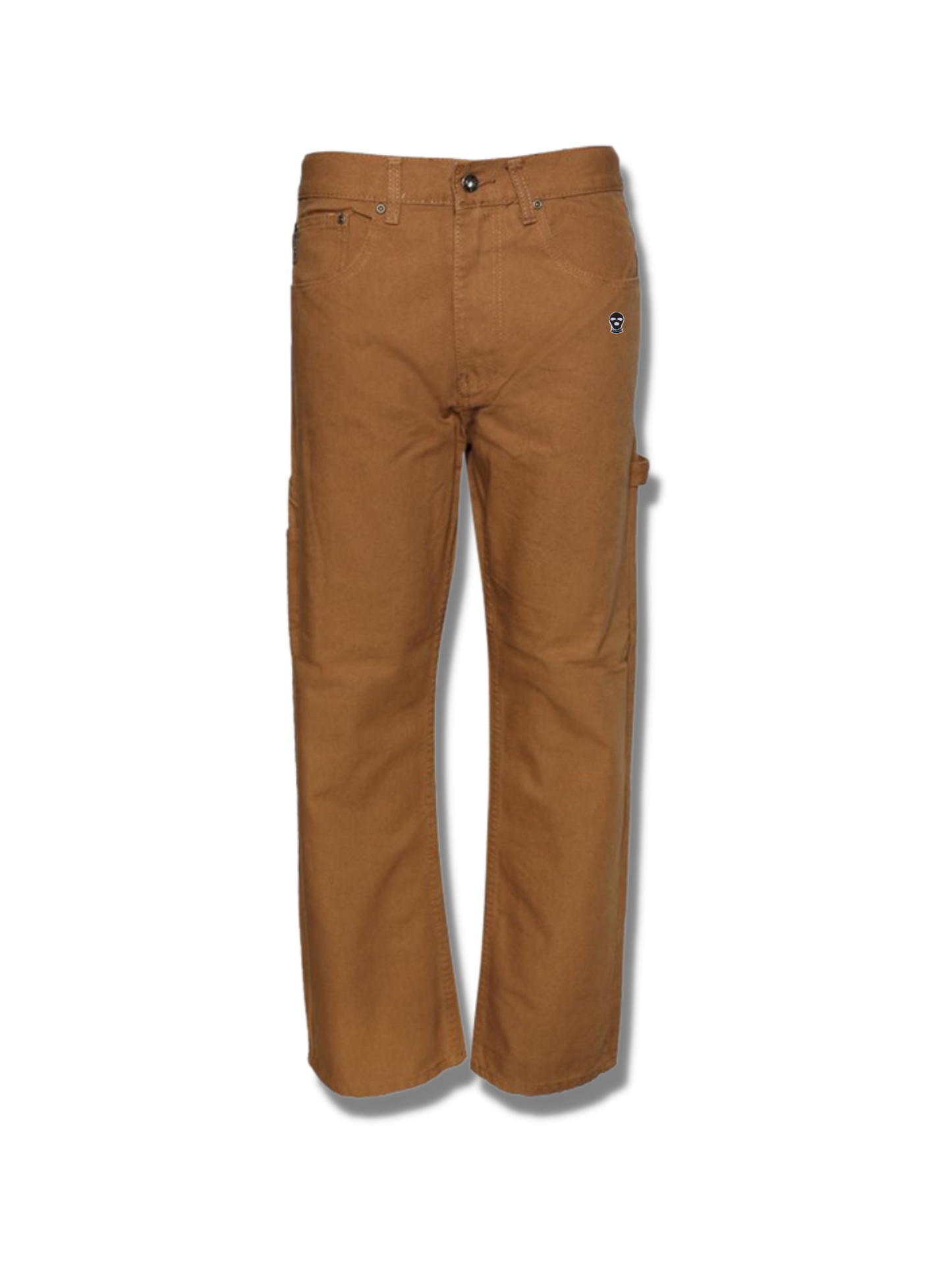 Ski Mask White Carpenter Pants - DUMBFRESHCO