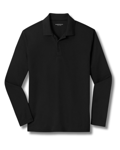Performance Long Sleeve Polo Shirt - DUMBFRESHCO