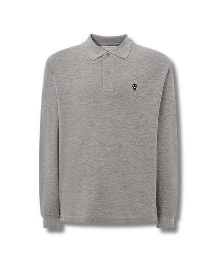 Classic Fit Long Sleeve Polo Shirt - DUMBFRESHCO