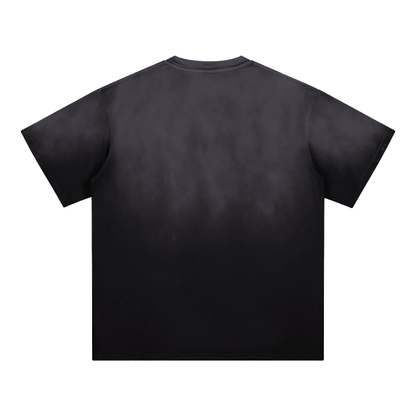 Faded Drop Shoulder T-Shirt - DUMBFRESHCO