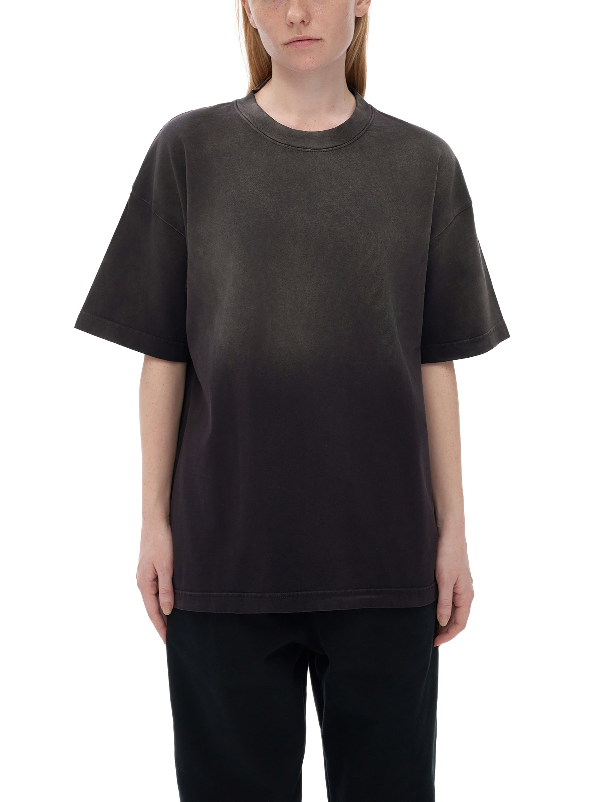 Faded Drop Shoulder T-Shirt - DUMBFRESHCO