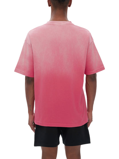 Faded Drop Shoulder T-Shirt - DUMBFRESHCO