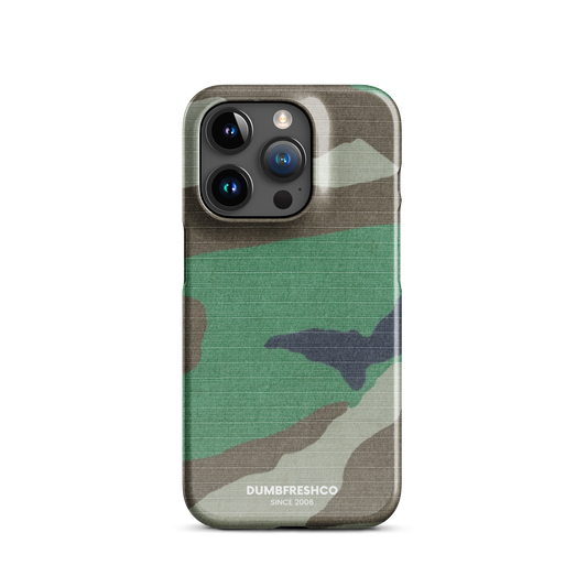Vintage Camo iPhone® Snap case - DUMBFRESHCO