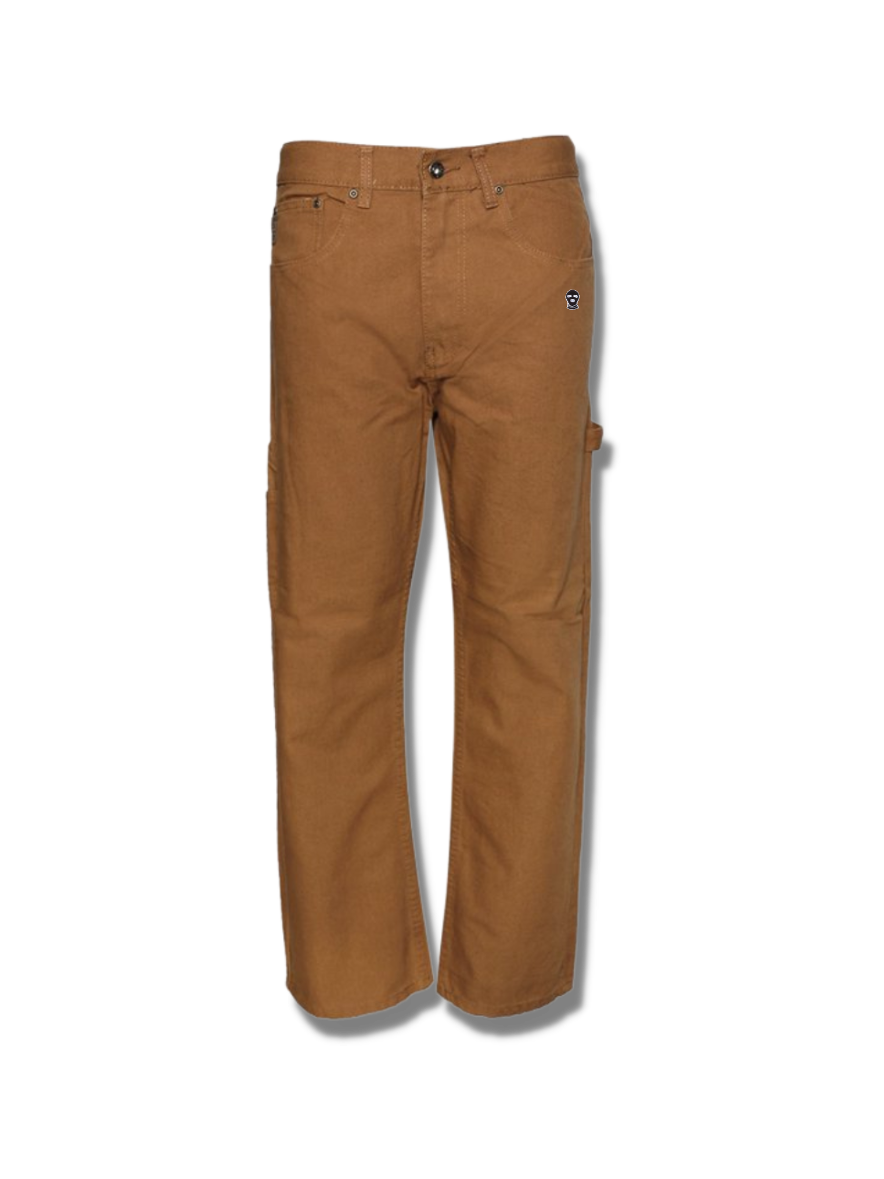 Ski Mask White Carpenter Pants - DUMBFRESHCO