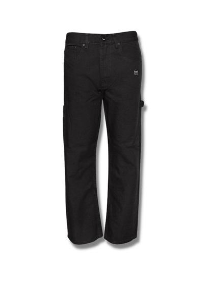 Ski Mask White Carpenter Pants - DUMBFRESHCO